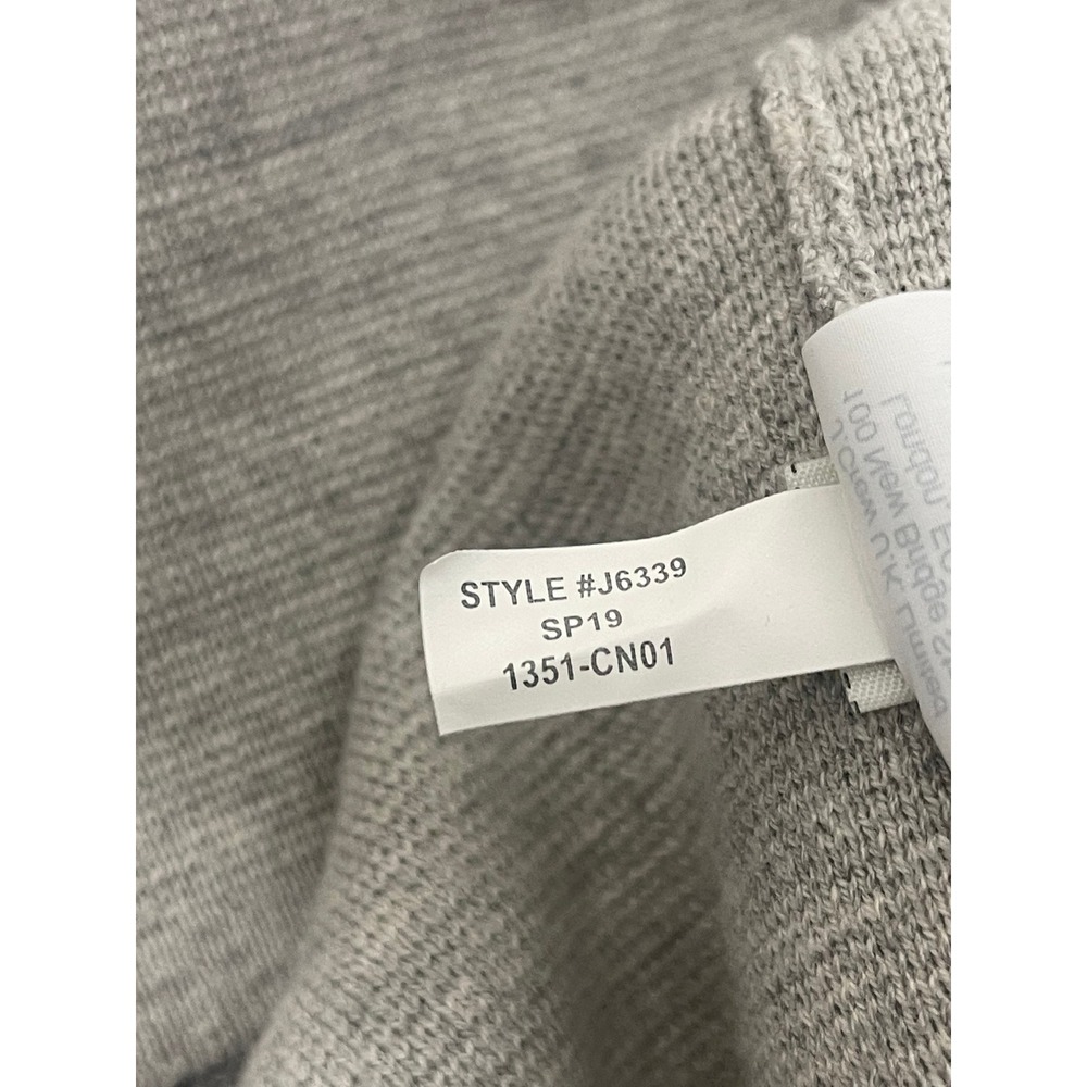 J Crew 365 Womens Cotton Wool Blend Open Front Long Cardigan Grey XL J6339 - Picture 6 of 8